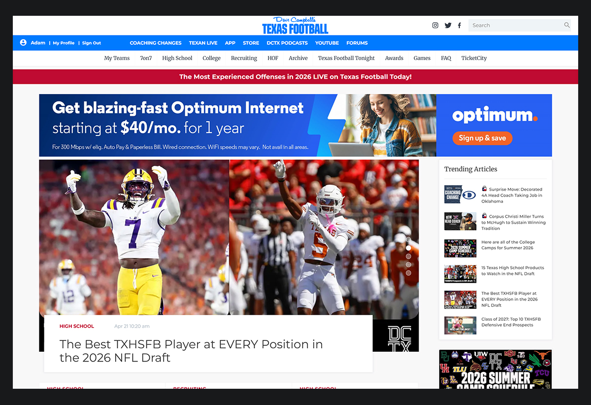 Editorial dashboard, article editor view