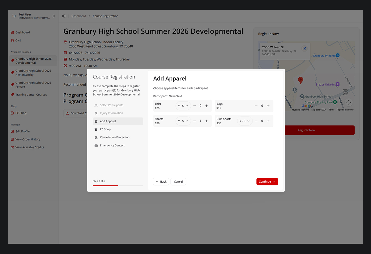 Admin, schools, rosters, and staff workflows